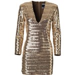By Malene Birger Acacin Golden Sequin Dress