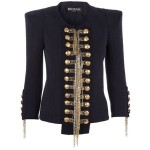 Balmain Navy Silk