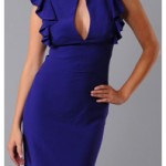 Saks Fifth Avenue Blue Keyhole Dress, saksfifthavenue.com