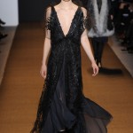 A model walks the runway at the J. Mendel Fall 2011 fashion show during Mercedes-Benz Fashion Week at the N.Y. State Armory on February 15, 2011 in New York City