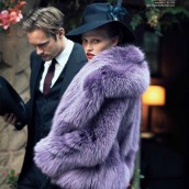 Lara Stone & Frida Gustavsson for Vogue US July 2011