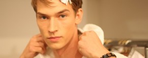 Milan’s Backstage Beauty–Gucci Men Collection 2012