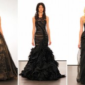 Would you wear a black gown to your wedding? Vera Wang says yes!